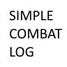 Simple combat log